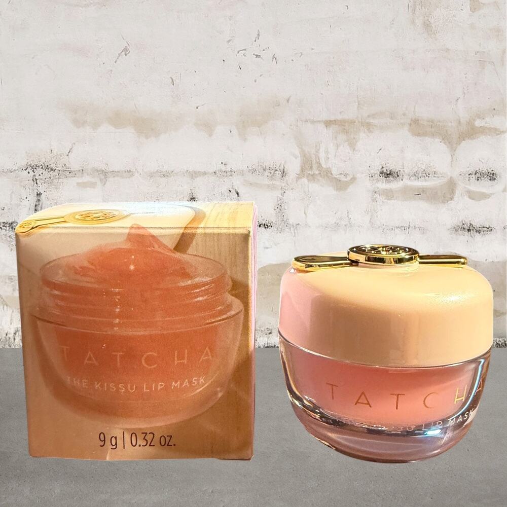 Tatcha $29 The Kissu Hydrating & Plumping Lip Mask NIB